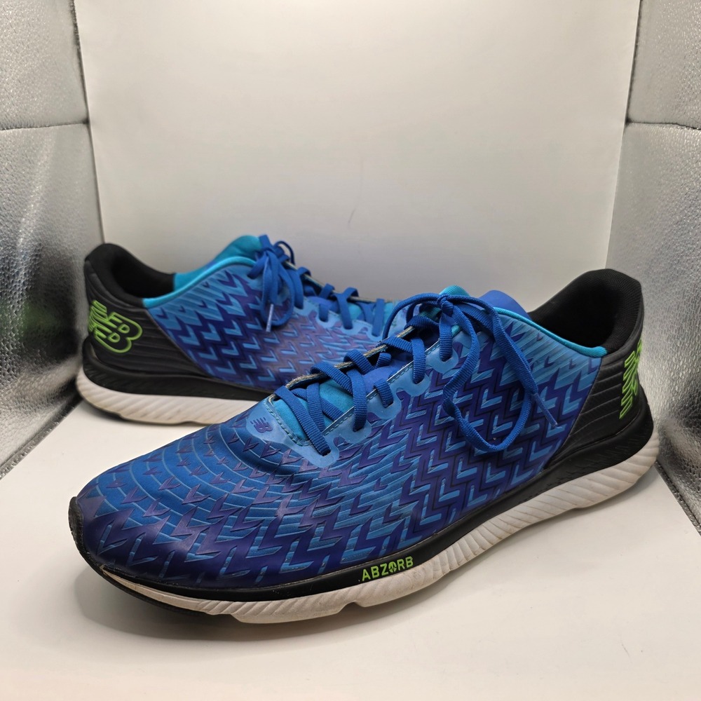 New Balance FuelCore Razah Mens Blue Black Running Shoes MRZHLL1 Size 15